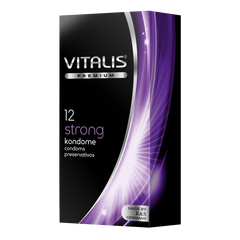 Сверхпрочные презервативы VITALIS premium strong (12 шт.) ГЕРМАНИЯ