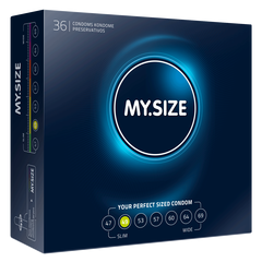 Уменьшенные презервативы MY SIZE (МАЙ САЙЗ) 49 размер (36 шт.), ГЕРМАНИЯ
