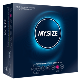 Большие презервативы MY SIZE (МАЙ САЙЗ) 64  размер (36 шт.), ГЕРМАНИЯ