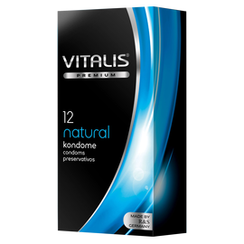 Классические презервативы VITALIS premium natural (12 шт.) ГЕРМАНИЯ