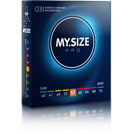 Презервативи MY SIZE PRO 57 mm розмір L, збільшеного розміру , розширені, надтонкі, упаковка 3 шт., Німеччина, Кількість в упаковці: 3 штуки