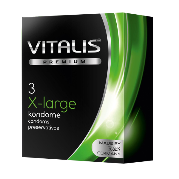 Презервативи VITALIS збільшені X Large (3 шт.) НІМЕЧЧИНА