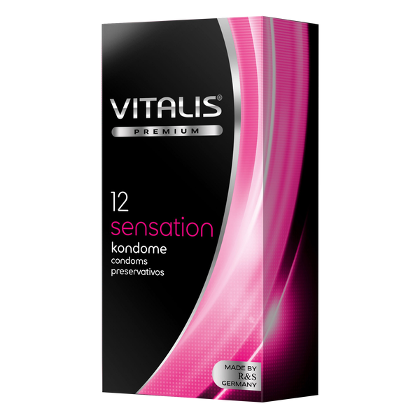 Стимулирующие презервативы VITALIS premium sensation (12 шт.), ГЕРМАНИЯ