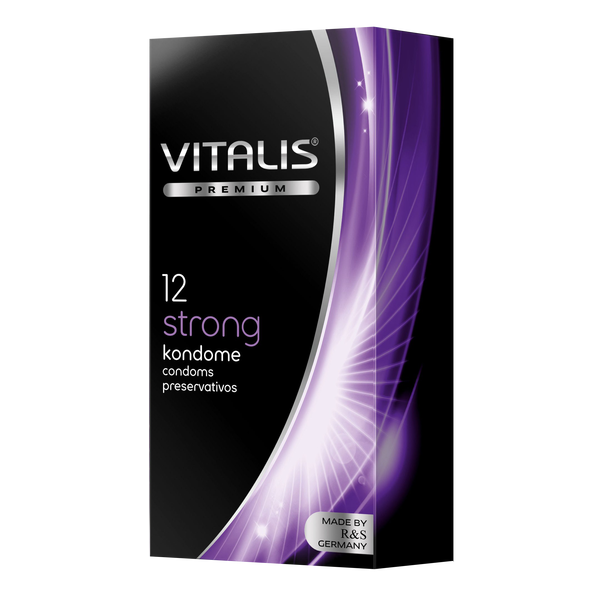 Сверхпрочные презервативы VITALIS premium strong (12 шт.) ГЕРМАНИЯ